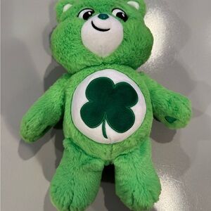 Care Bear GOOD LUCK BEAR Shamrock Plush St. Patrick Day 14” 2021 Stuffed Animal